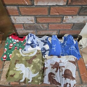 5 Carters Fleece Pajamas